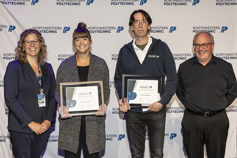 image of employees recognised at the 2022 awards event