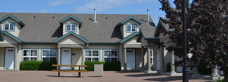 Student Residence townhouses on NWP  Grande Prairie campus